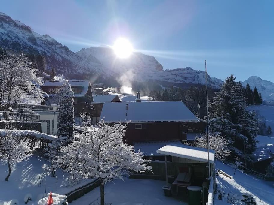 Apartment Chalet Im Sunnigen Usblick Wengen Ngoại thất bức ảnh